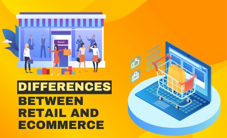 What are the differences between Retail-Commerce and E-Commerce?